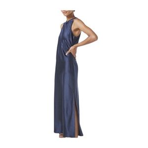 FRAME
Washable Silk - Bias Cut - Racerback Maxi Dress in Navy